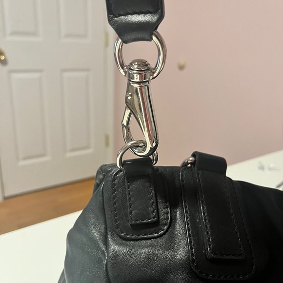 Givenchy Red Leather and Black Pony Hair Bag - Picture 16 of 16